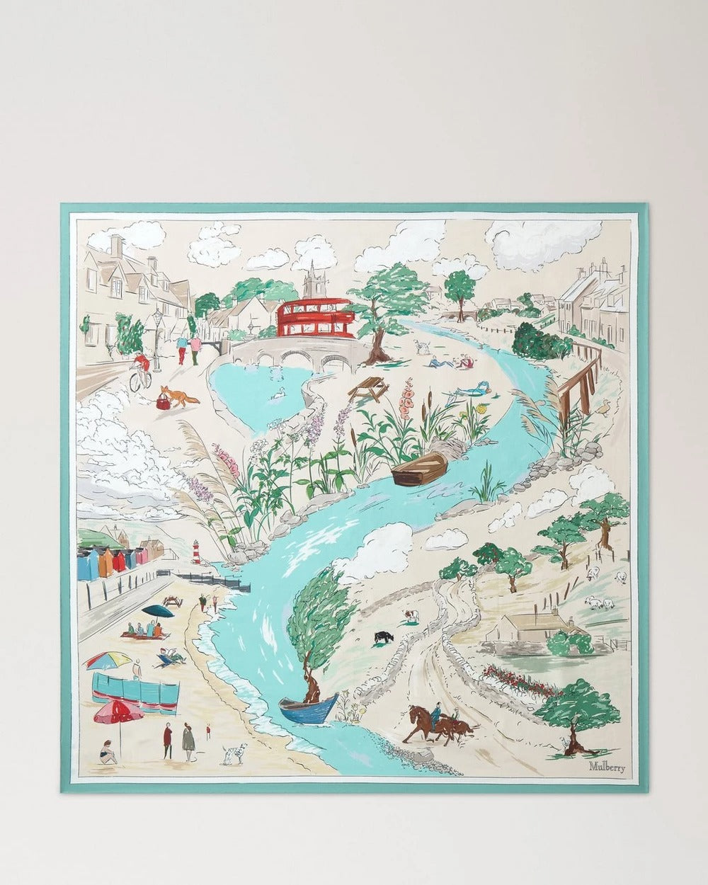 MULBERRY TOWN & COUNTRY SCARF