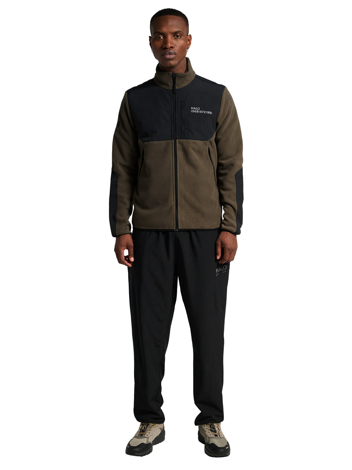 HALO BLOCKED ZIP FLEECE
