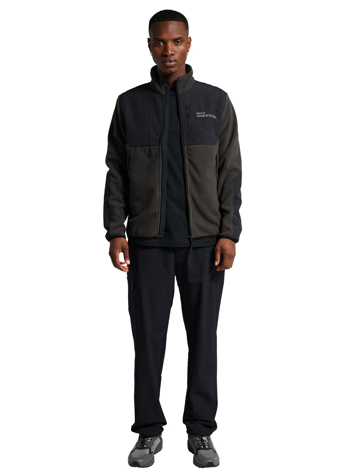 HALO BLOCKED ZIP FLEECE