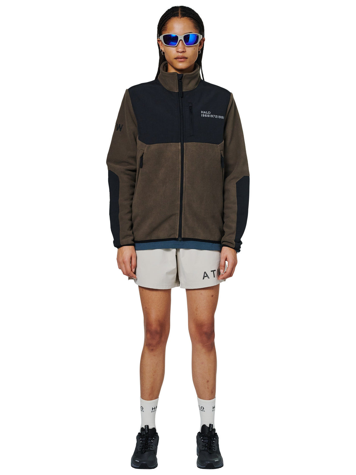 HALO BLOCKED ZIP FLEECE
