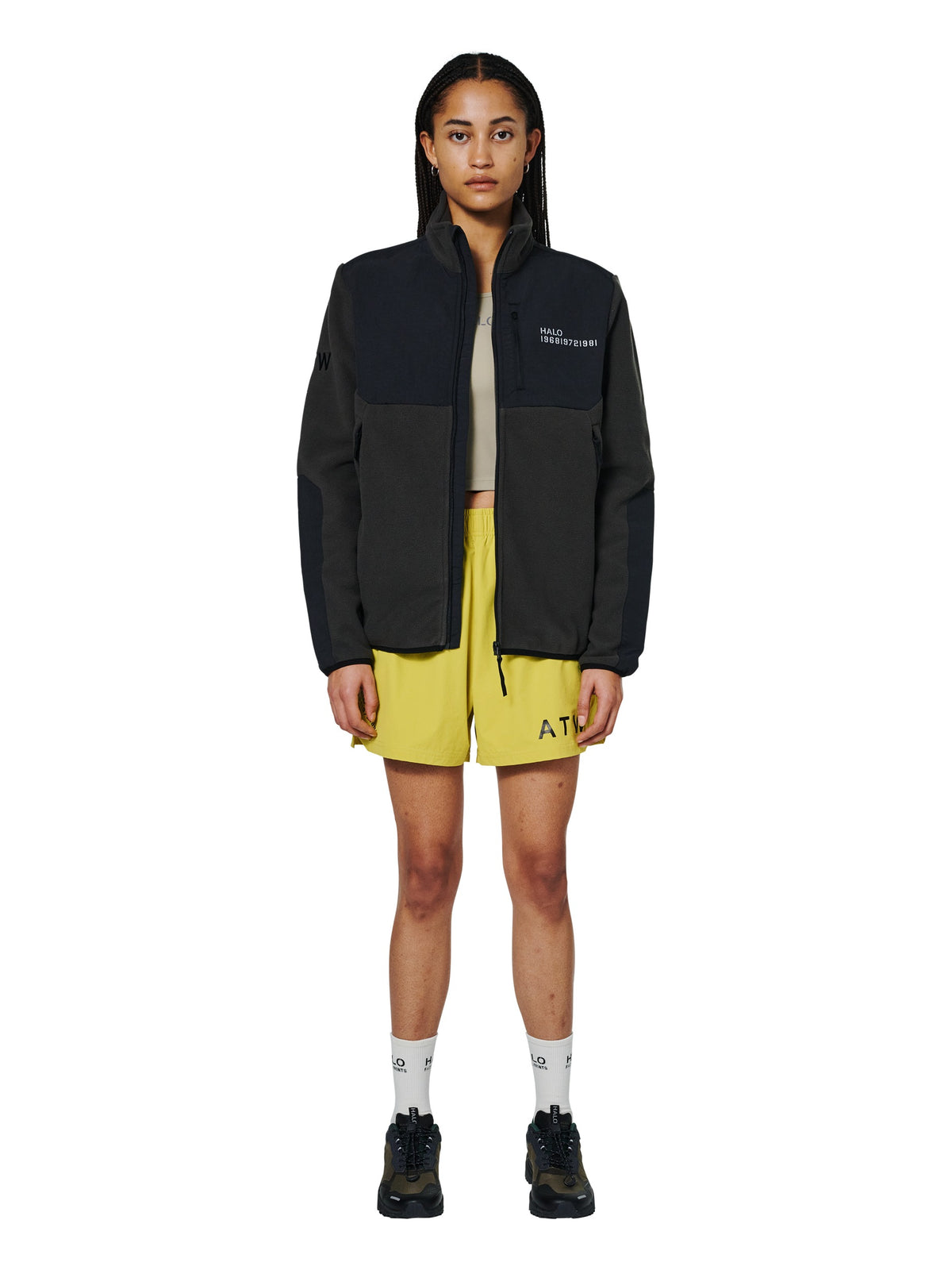 HALO BLOCKED ZIP FLEECE