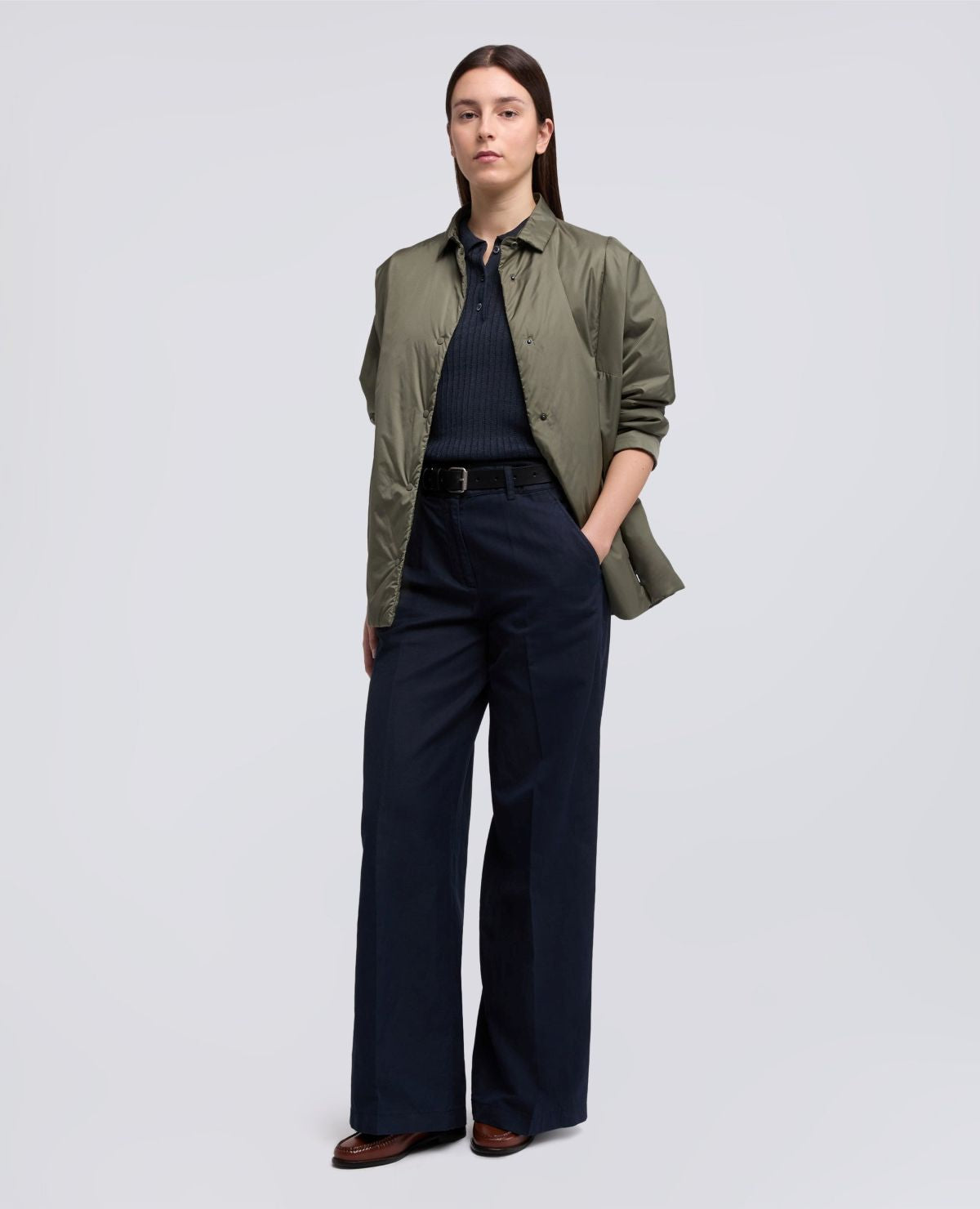 ASPESI WIDE LEG TROUSERS