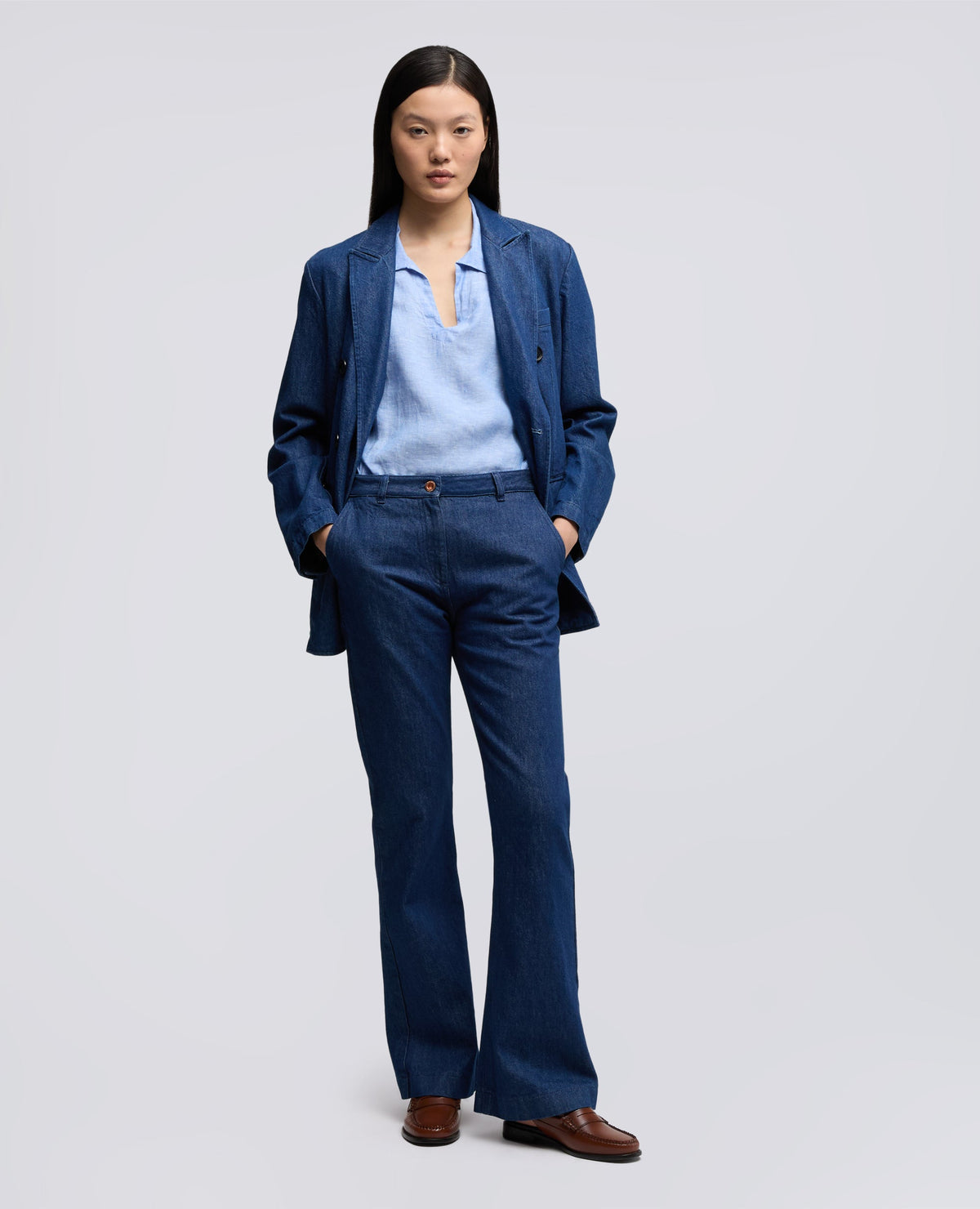 ASPESI V NECK TOP