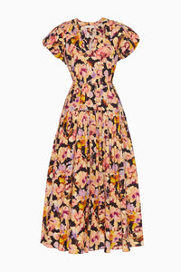 ULLA JOHNSON MARIN COTTON MIDI DRESS