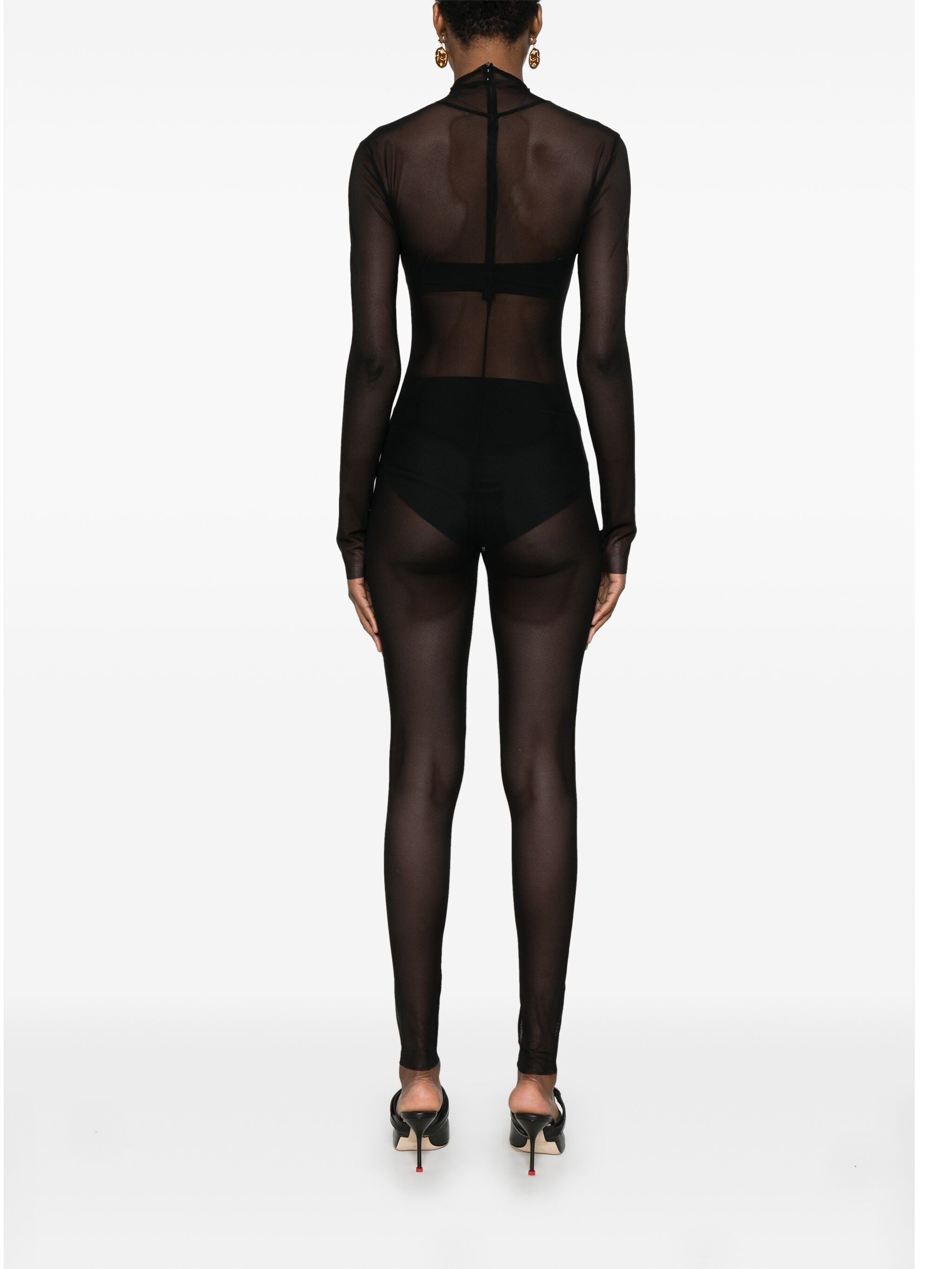NORMA KAMALI SLIM FIT TURTLE CATSUIT
