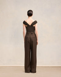 AMI PARIS DRAPPED TOP