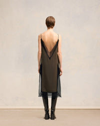 AMI PARIS STRAP DRESS