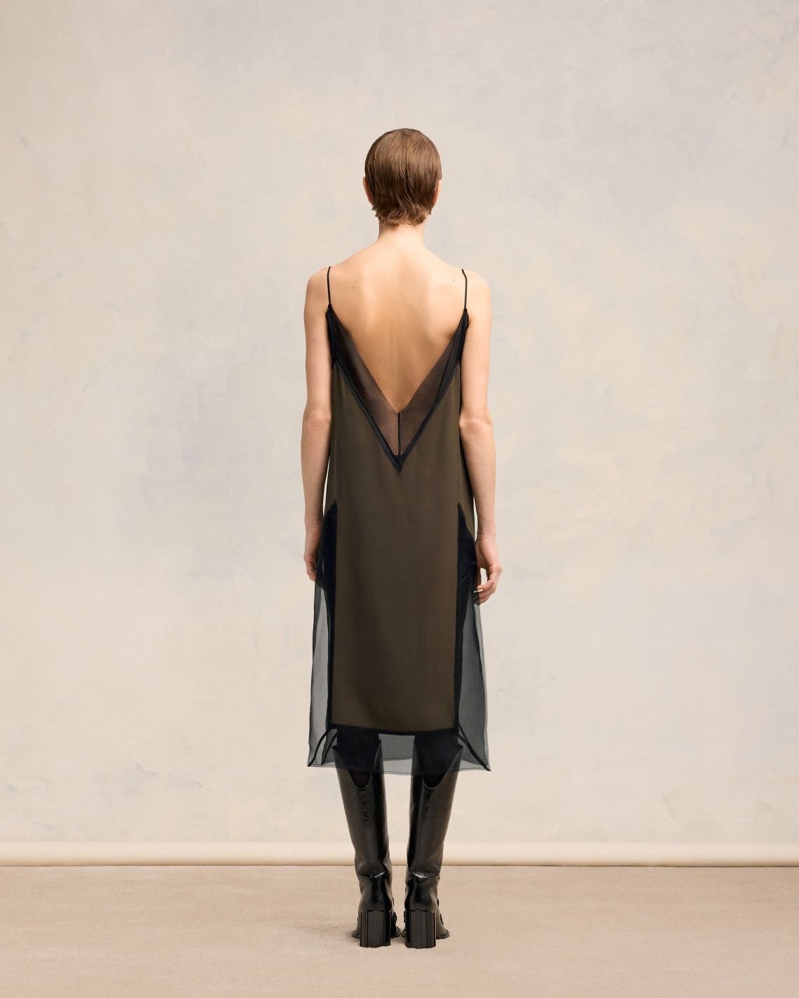 AMI PARIS STRAP DRESS