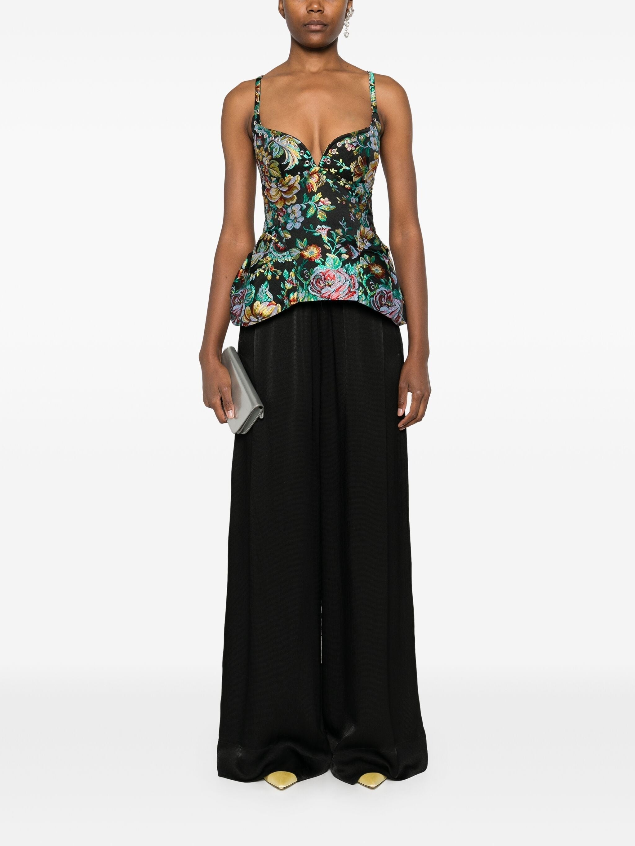 ESSENTIEL ANTWERP GONSTELLATION WIDE LEG PANTS
