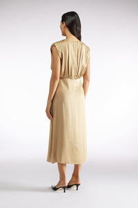 LIVIANA CONTI SATIN DRESS