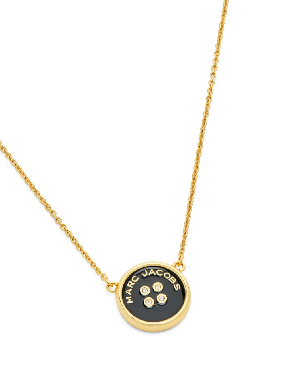 MARC JACOBS BUTTON PENDANT NECKLACE