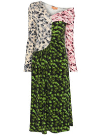 STINE GOYA ONE SHOULDER PRINT DRESS