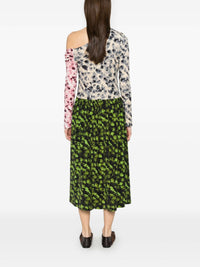 STINE GOYA ONE SHOULDER PRINT DRESS