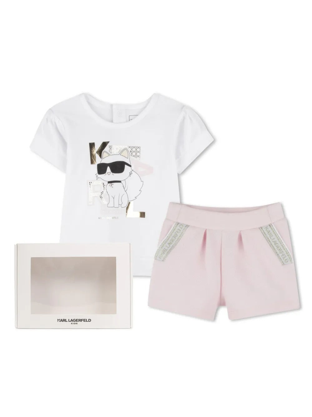 KARL LAGERFELD CHOUPETTE SHORTS SET