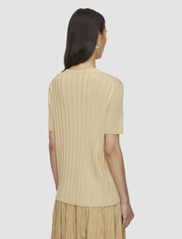 JOSEPH RIB KNIT TOP