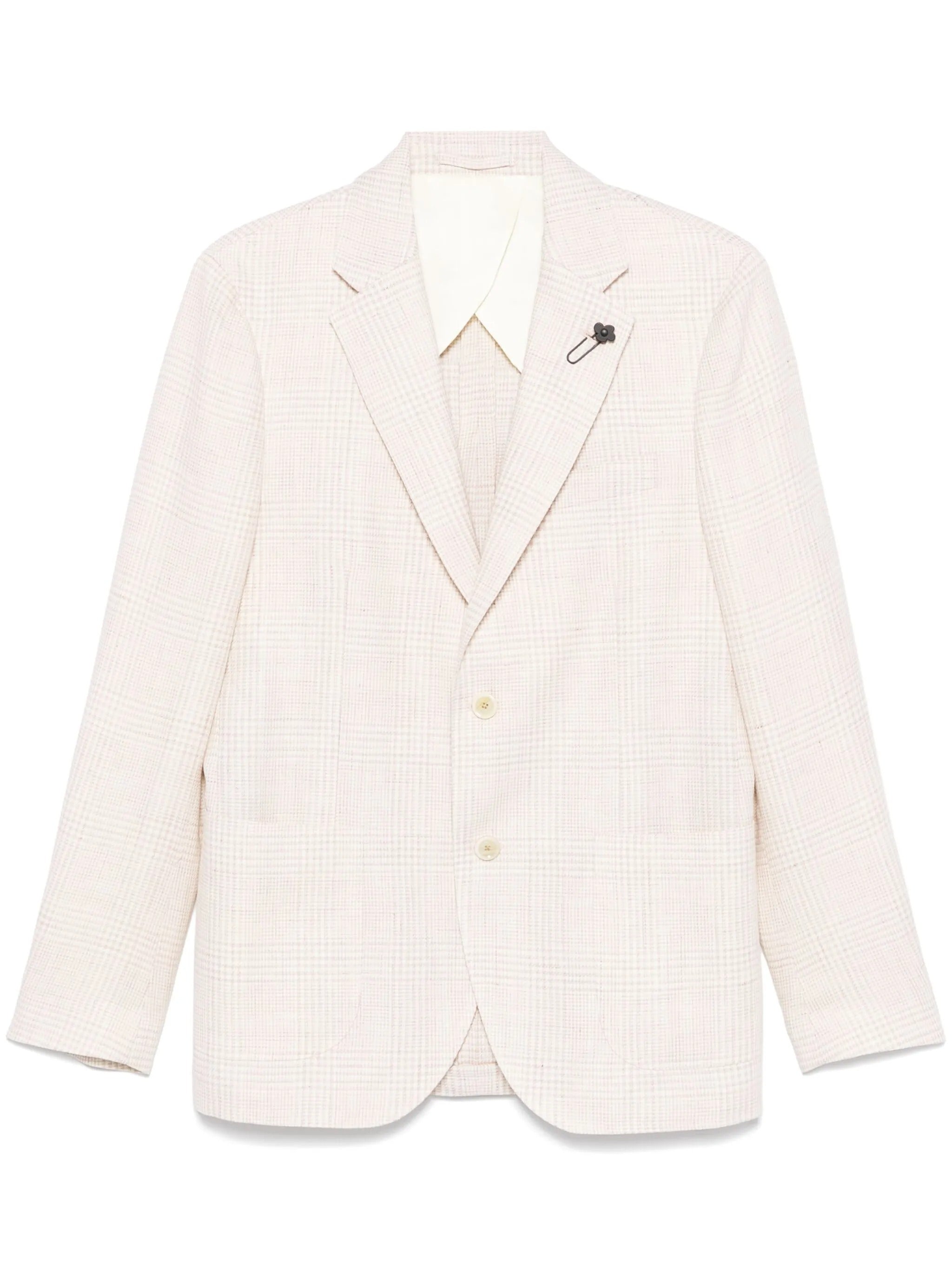 LARDINI CHECKED BLAZER