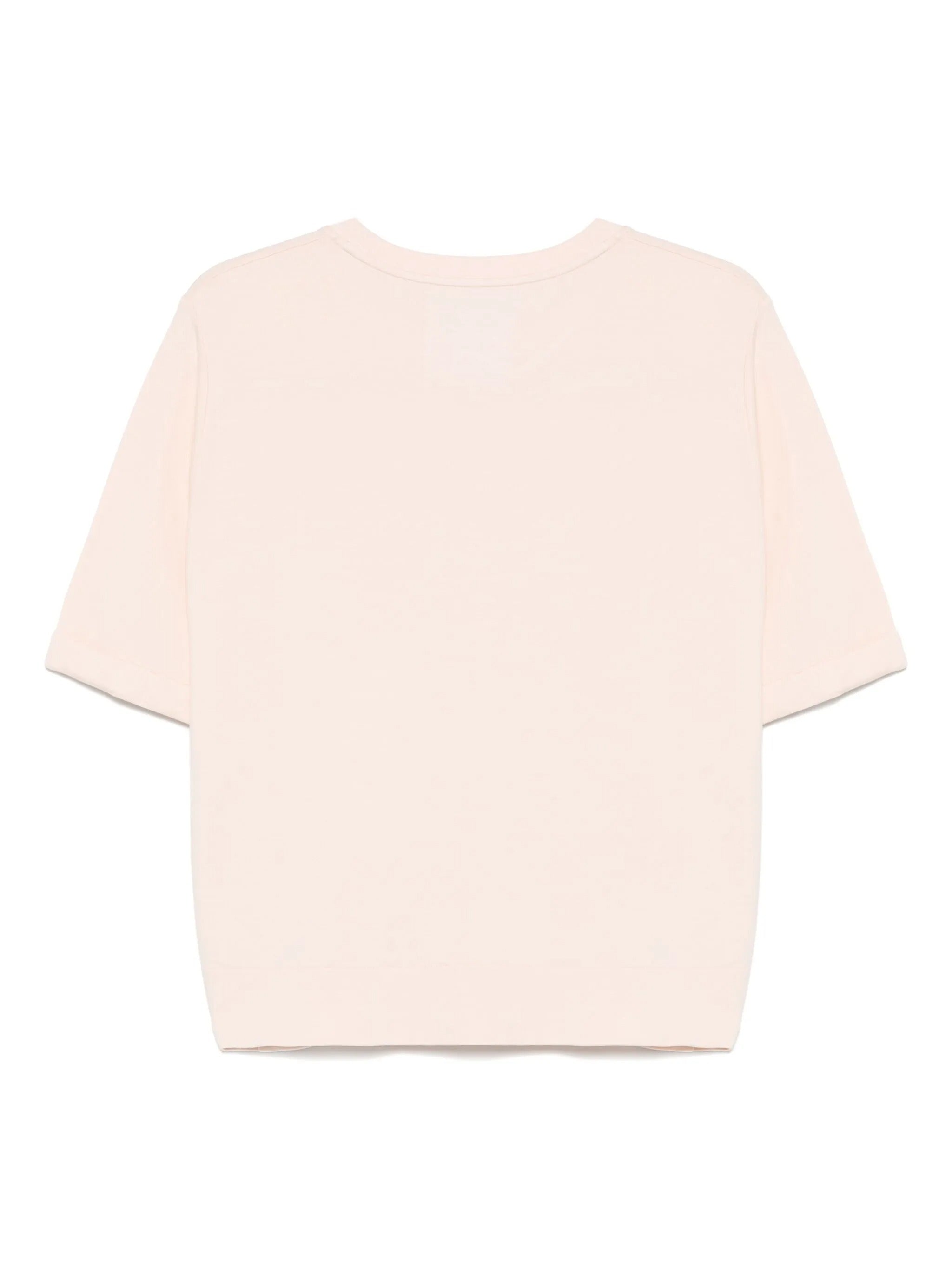 MAJESTIC RUFFED SLEEVES T-SHIRT