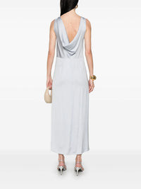 PESERICO AUREA SATIN DRESS
