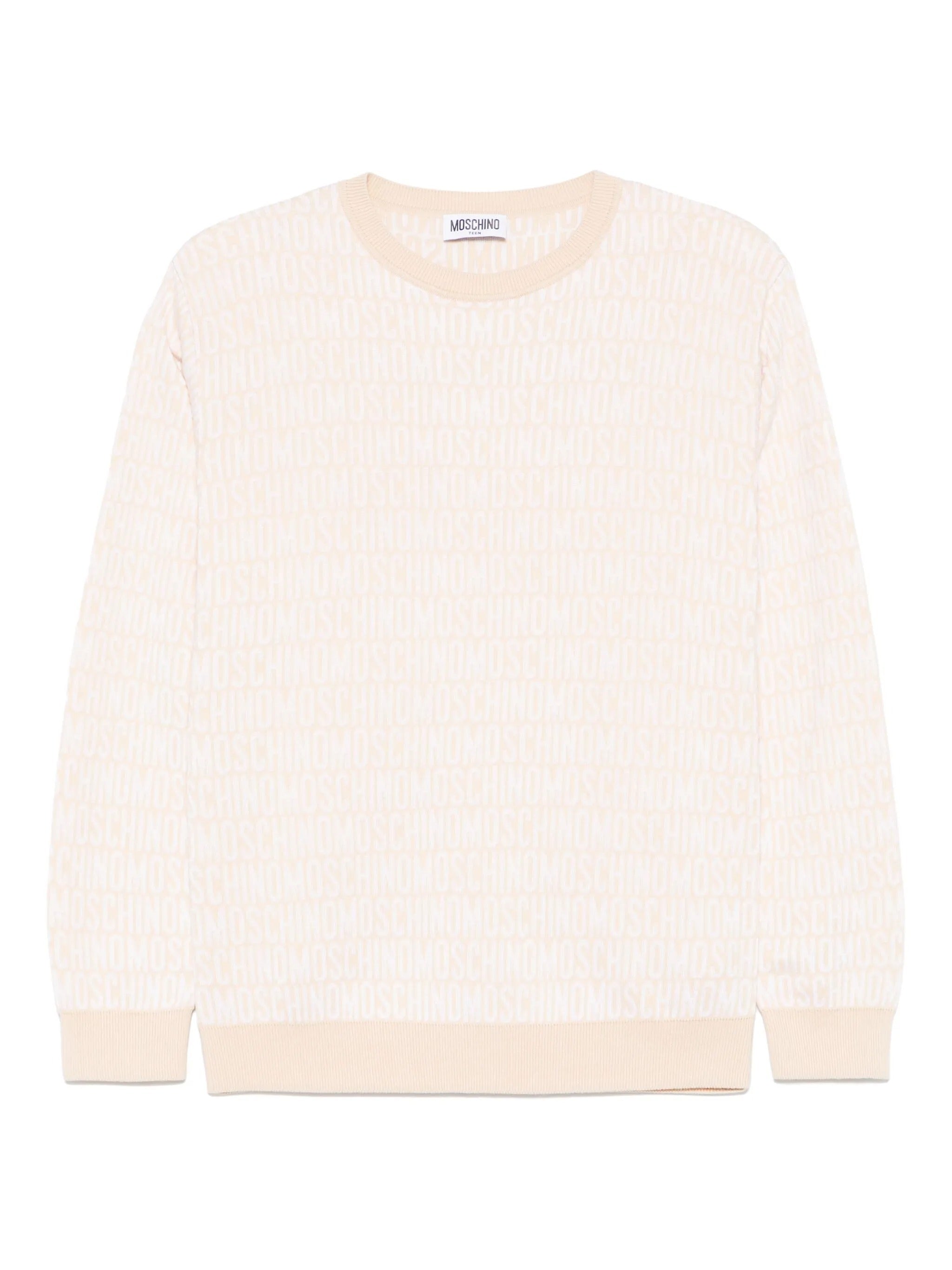 MOSCHINO MONOGRAM SWEATER