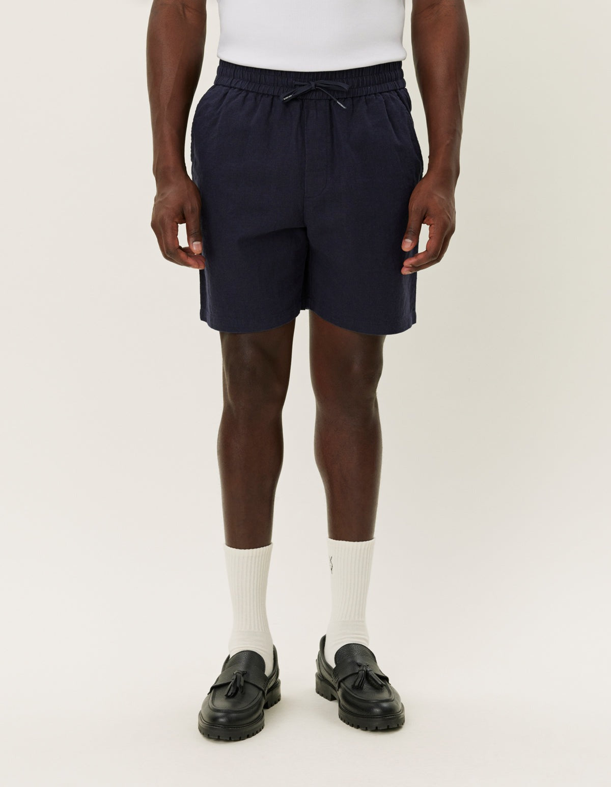 LES DEUX OTTO LINEN SHORTS