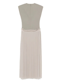 AMI PARIS PLEATED DRESS