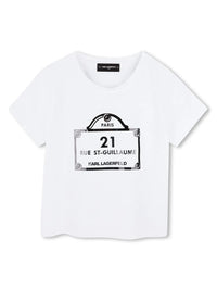 KARL LAGERFELD ADDRESS T-SHIRT