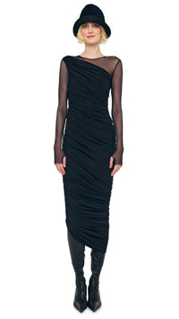 NORMA KAMALI LONG SLEEVE DIANA GOWN+LEGGING
