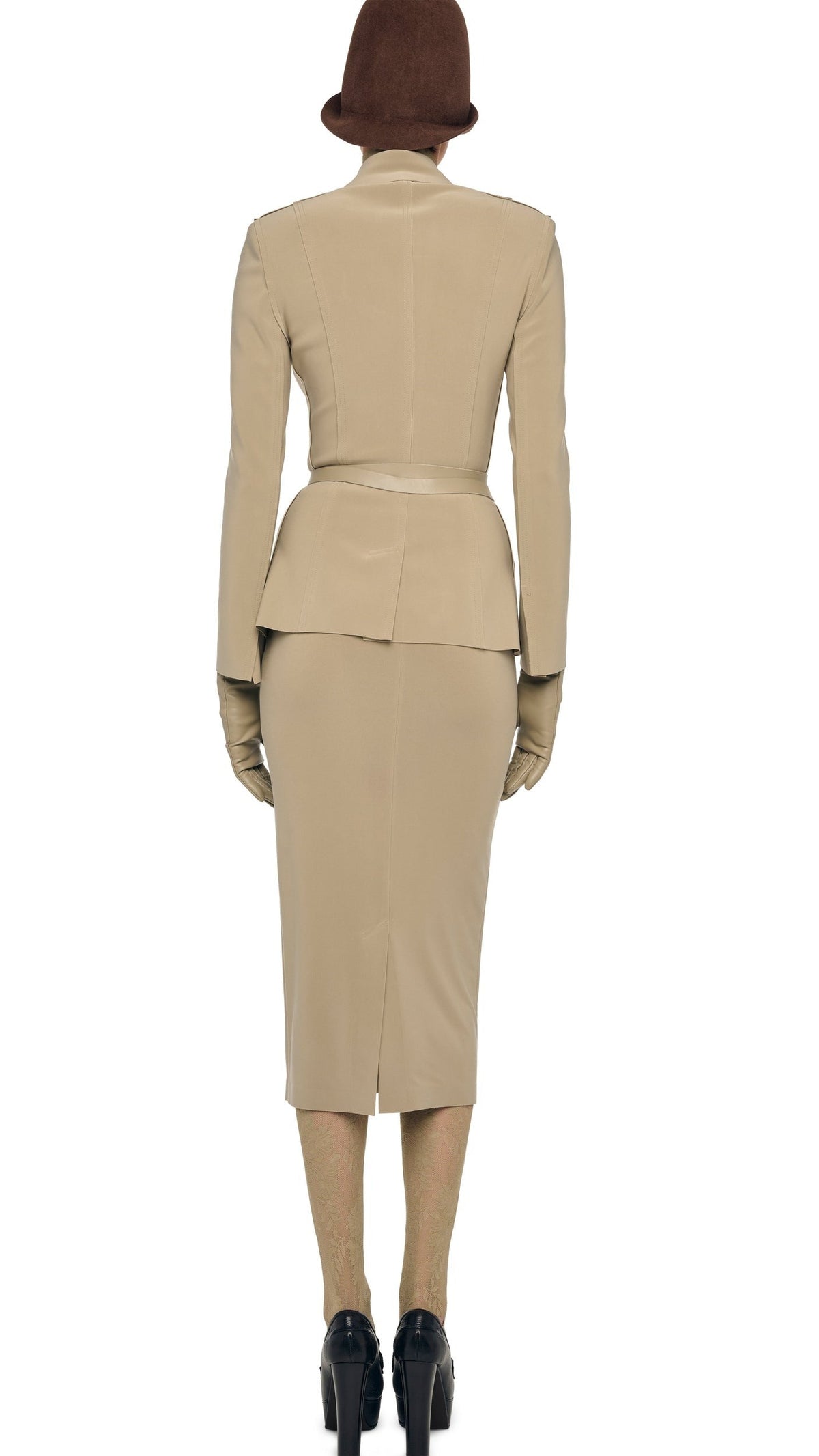 NORMA KAMALI STRAIGHT SKIRT