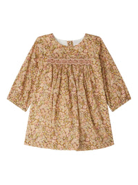 BONPOINT FELICIE SMOCKEE DRESS