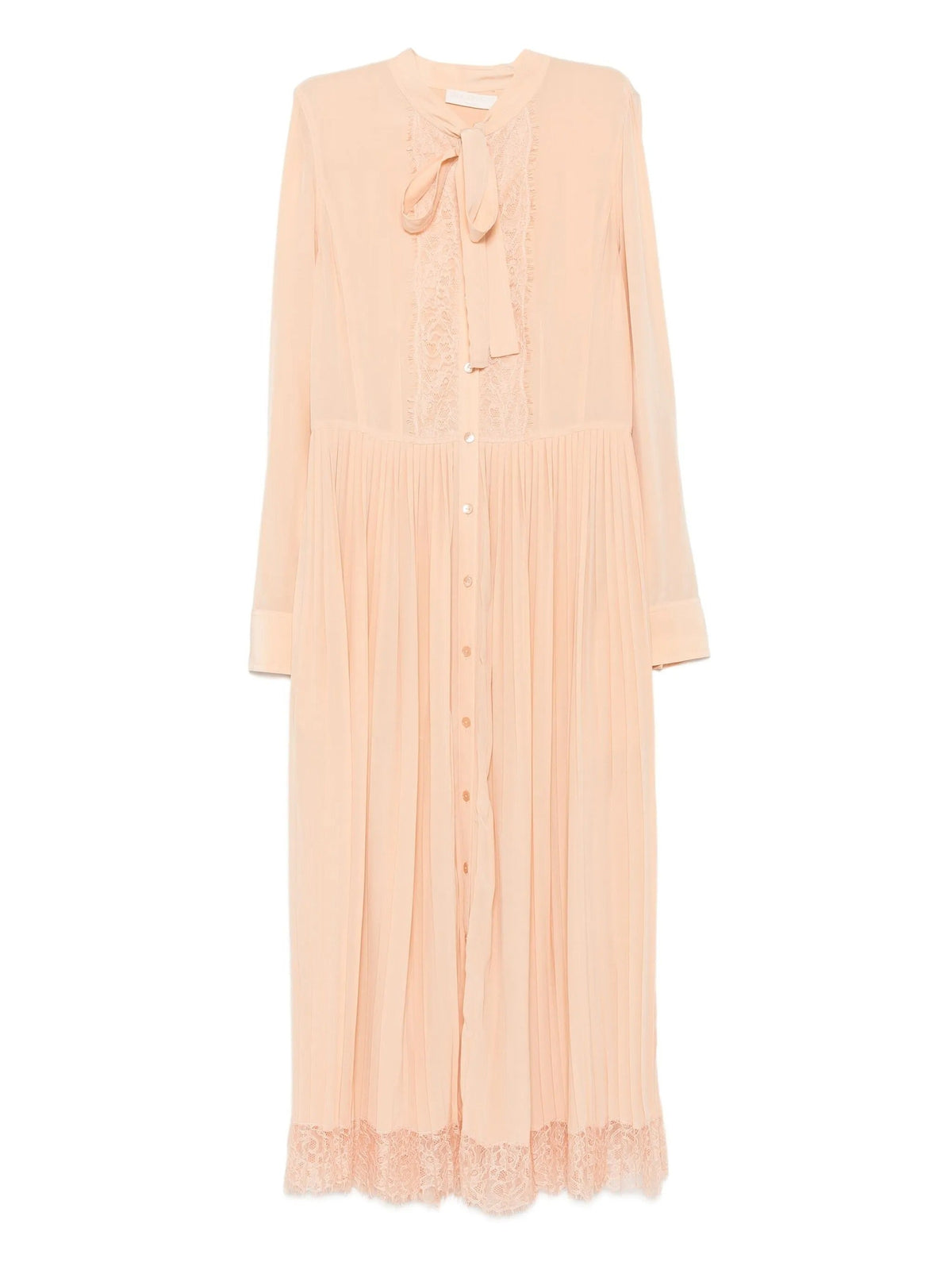 ULLA JOHNSON AVIANA PLEATED SHIRT DRESS