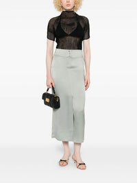 FORTE FORTE SATIN PENCIL SKIRT