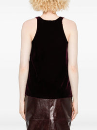 FORTE FORTE VELVET V NECK TOP