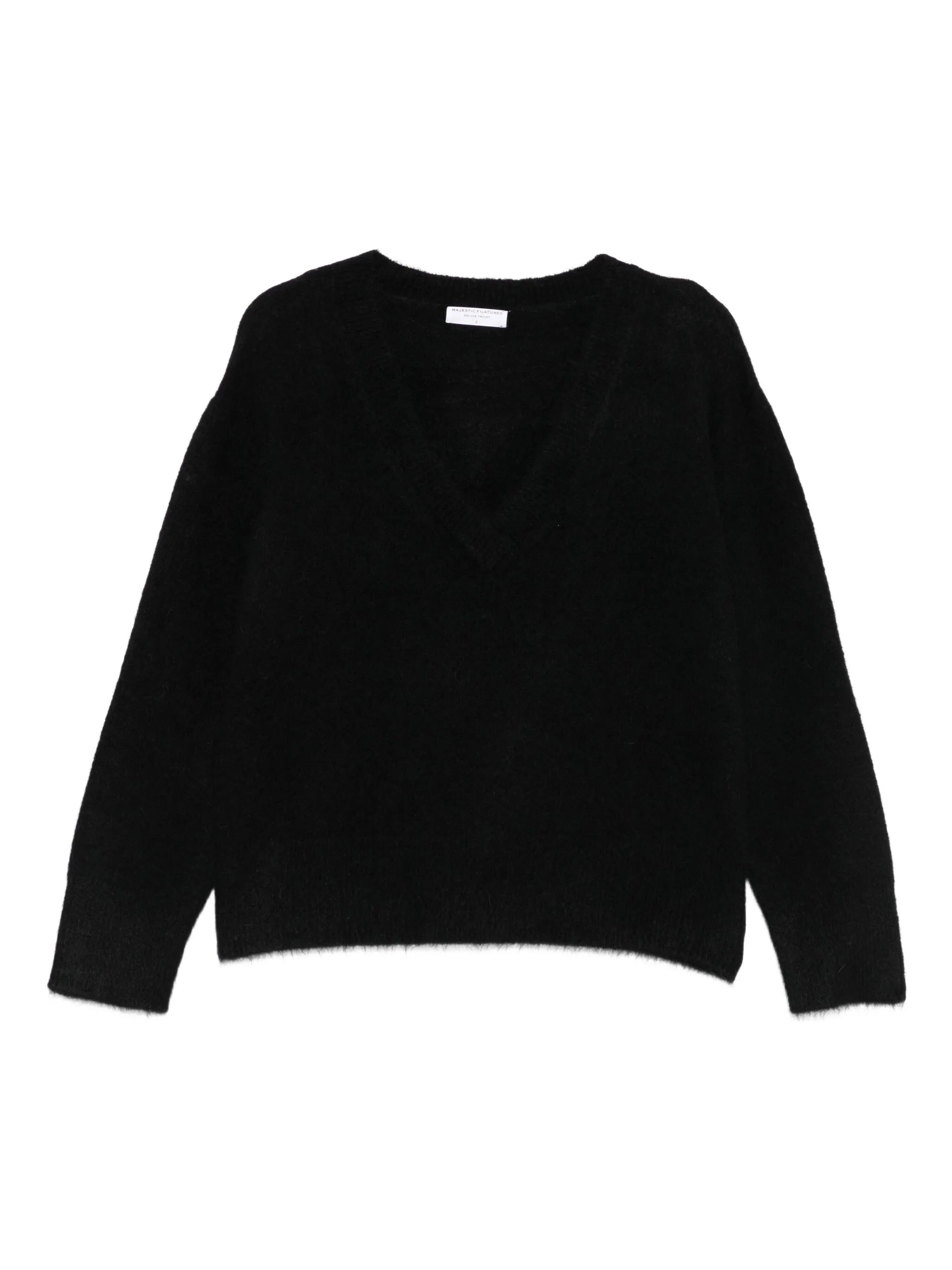 MAJESTIC V NECK SWEATER