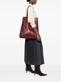 FORTE FORTE BIG LEATHER SHOPPER BAG
