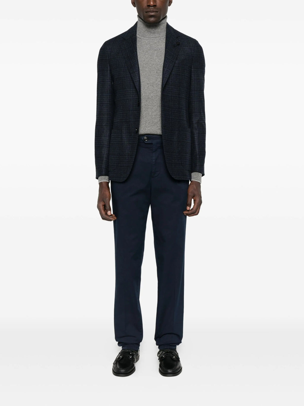 LARDINI CHECKED BLAZER
