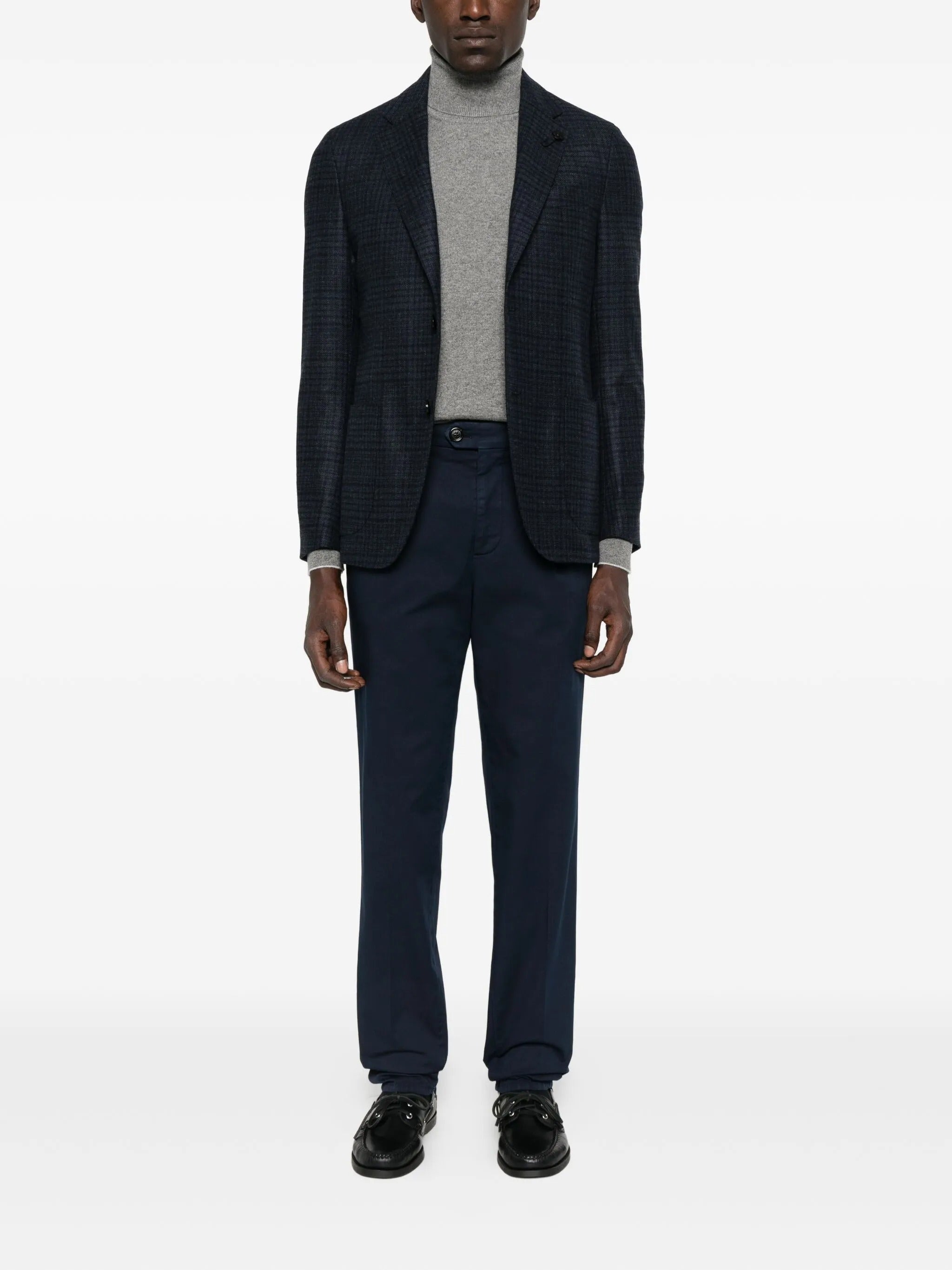 LARDINI CHECKED BLAZER
