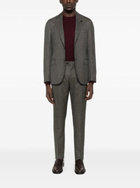 LARDINI HERRIGBONE SUIT