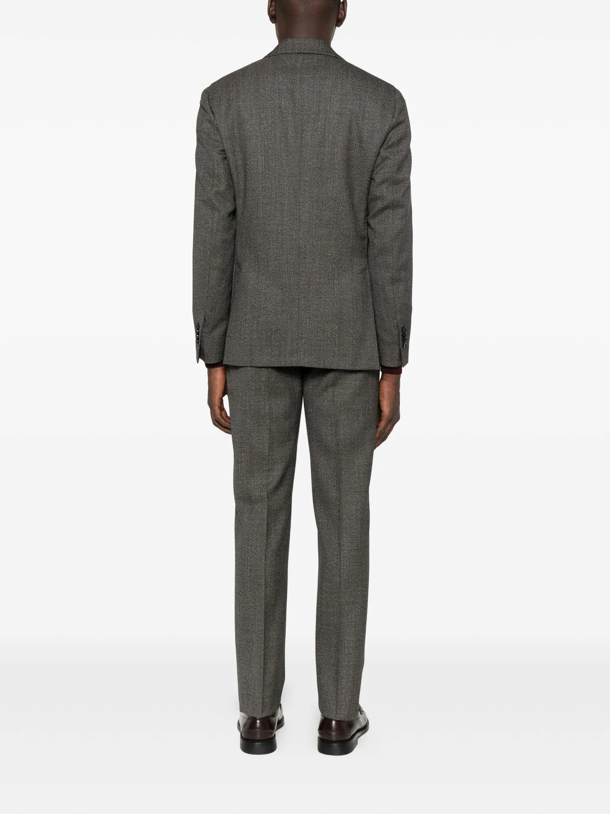 LARDINI HERRIGBONE SUIT