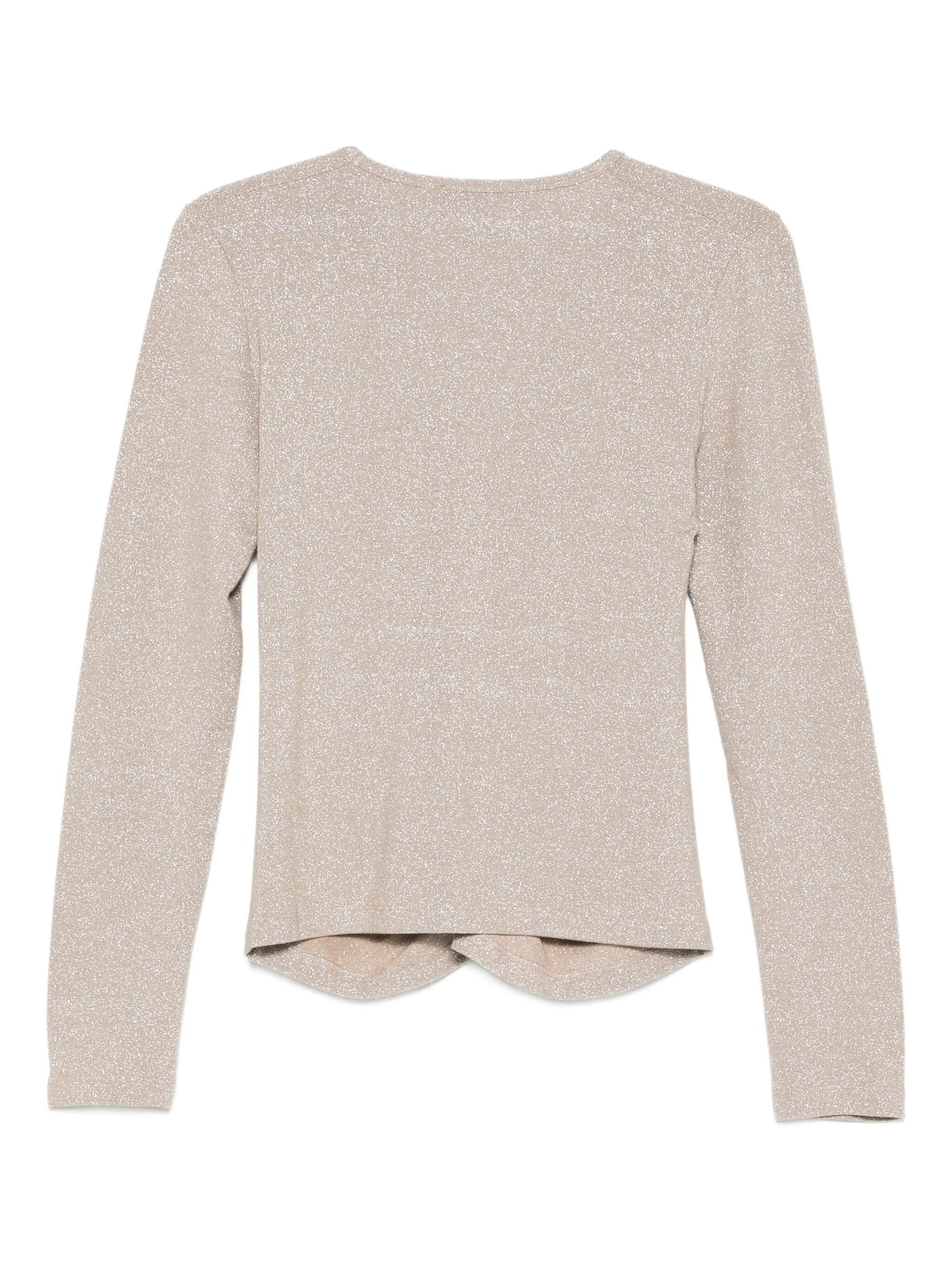 SEVENTY GATHERED LUREX TOP