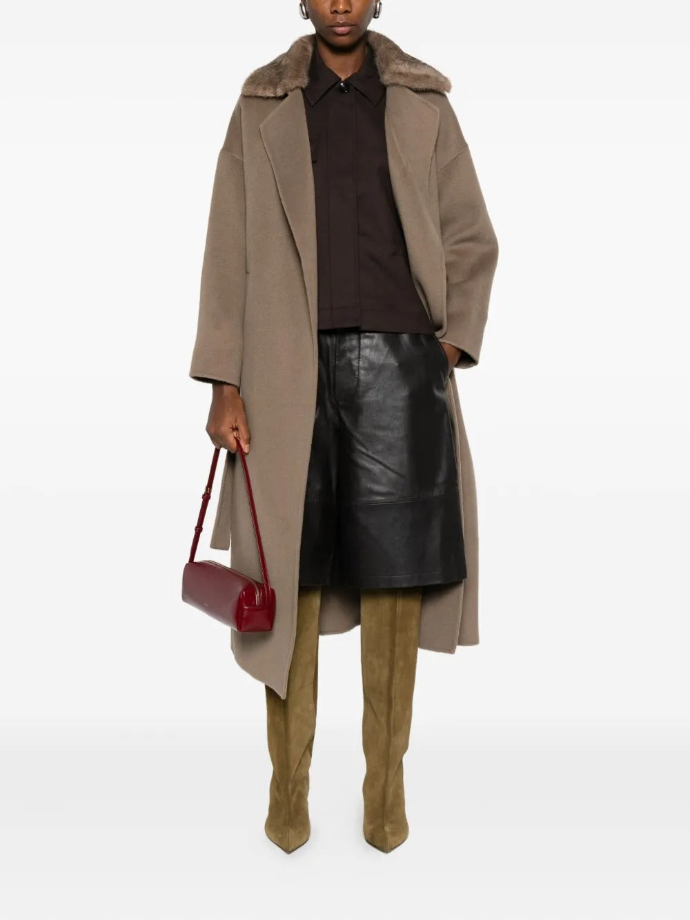 BETTA CORRADI BELTED COAT