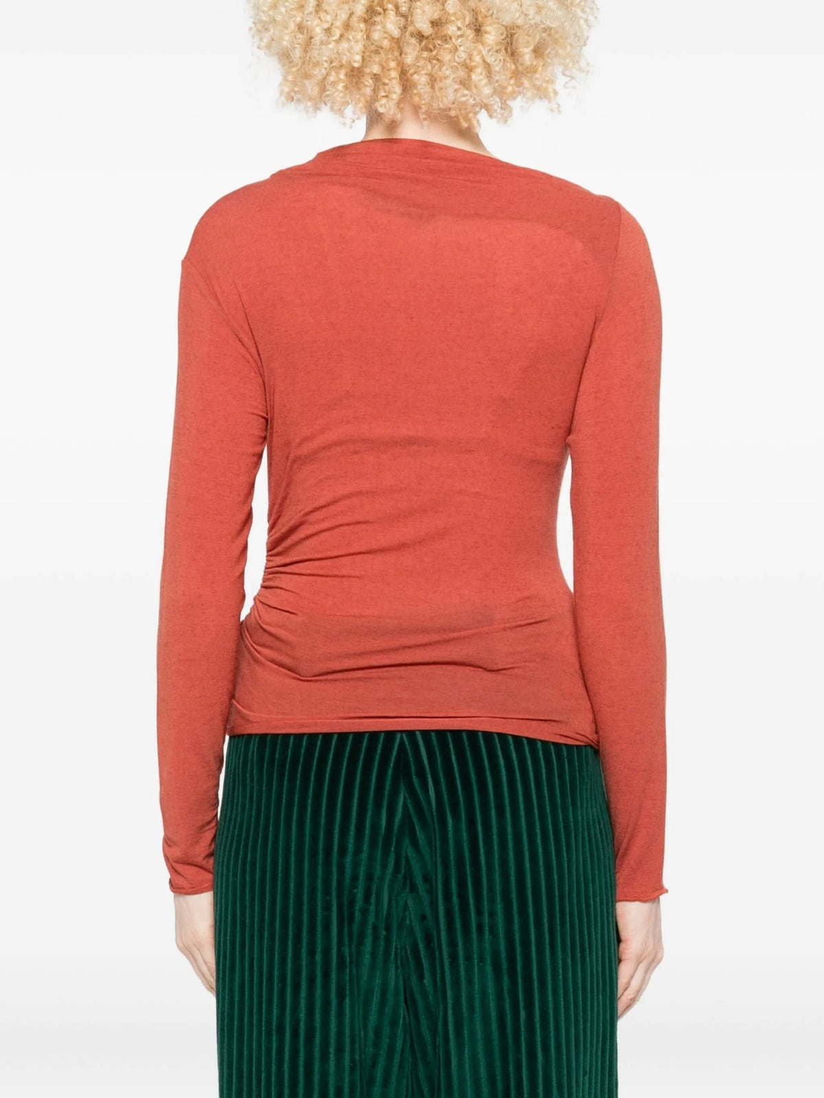 NIU DRAPED SWEATER