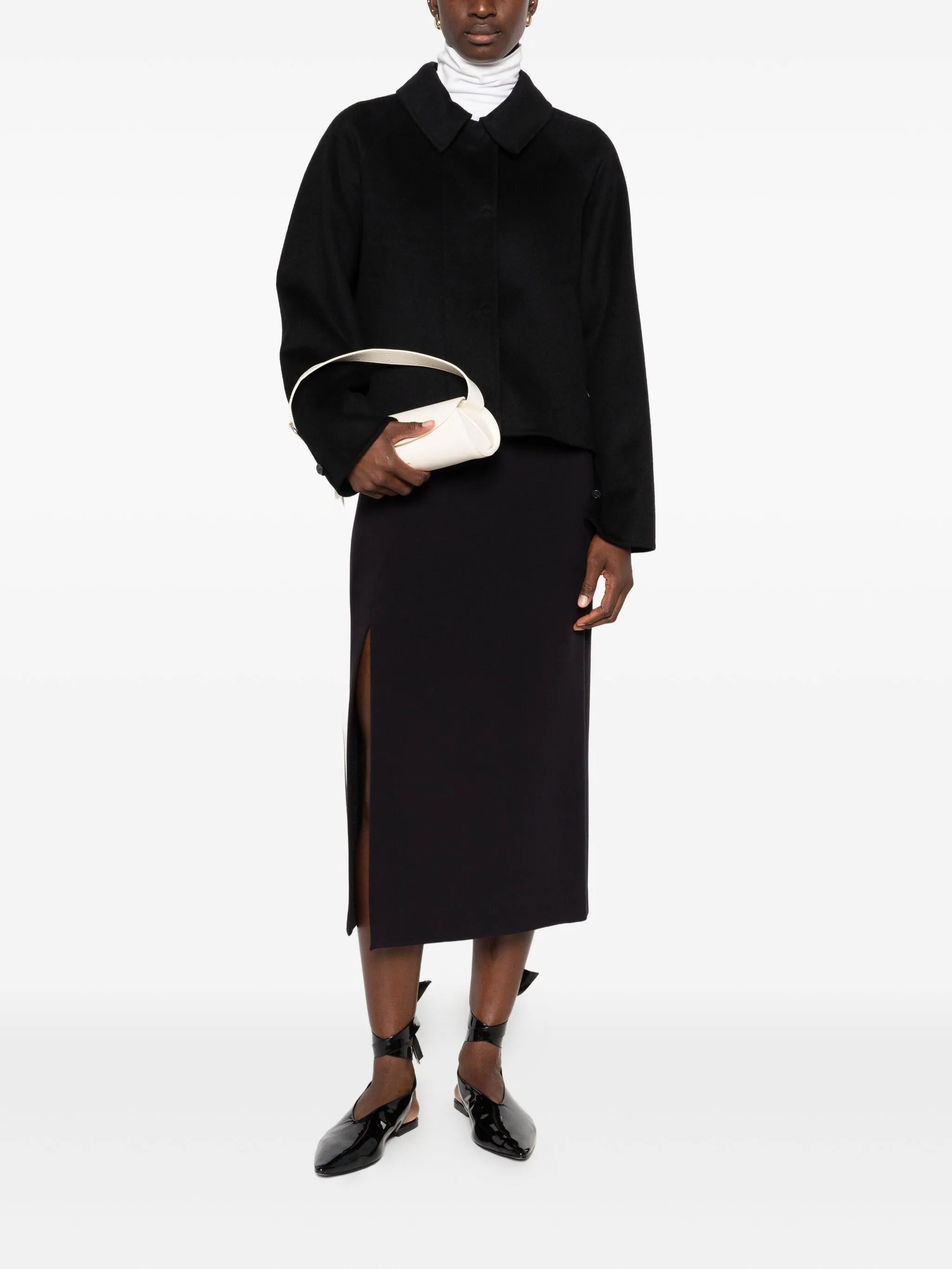 OTTODAME SLIT MIDI SKIRT