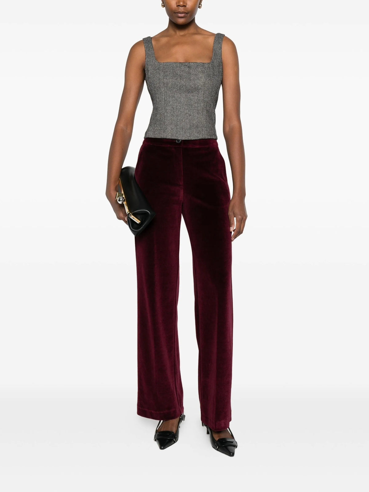 OTTODAME HERRINGBONE TOP