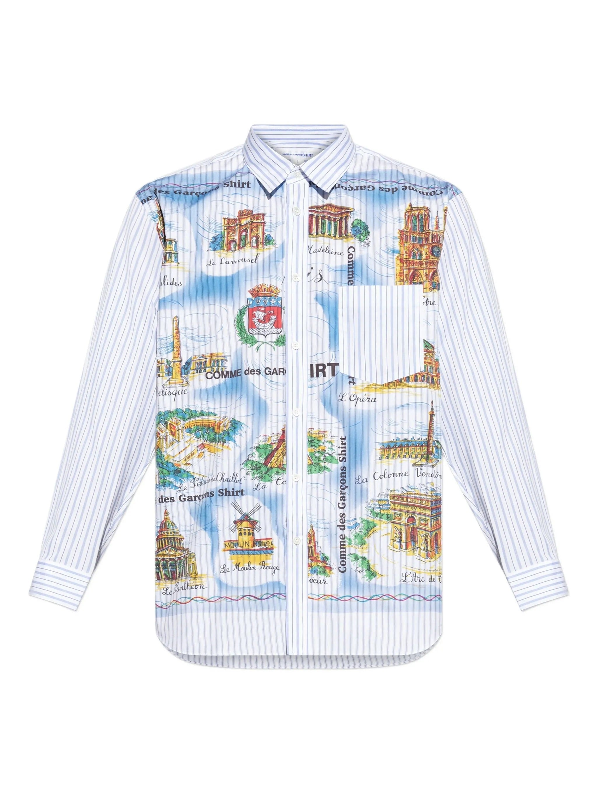 COMME DES GARÇONS SHIRT PARISIAN MONUMENTS SHIRT