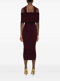 ROLAND MOURET SCARF DETAIL DRESS