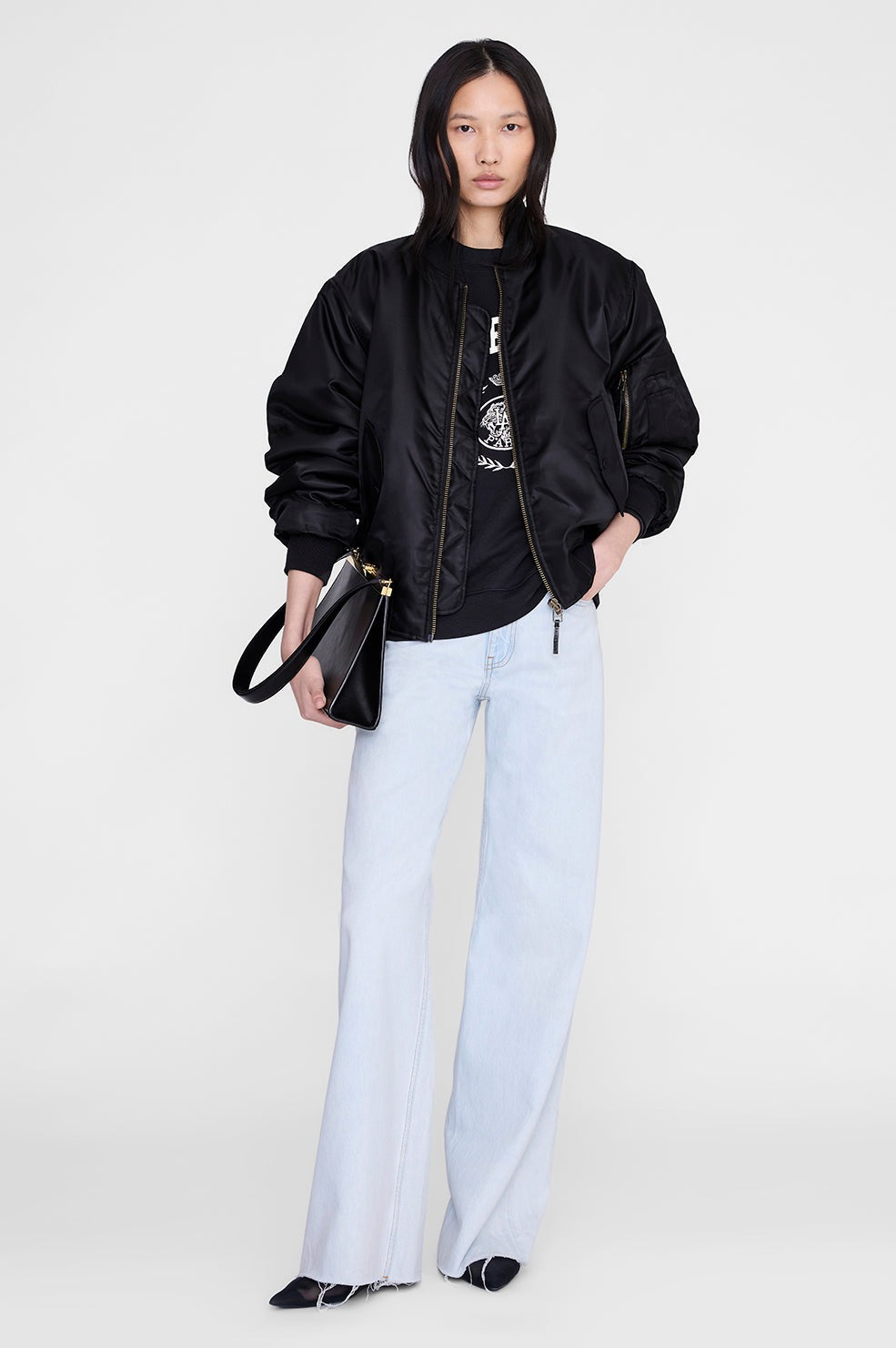 ANINE BING MILES SWEATSHIRT COLLEGIATE