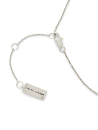 MARC JACOBS BUTTON PENDANT NECKLACE
