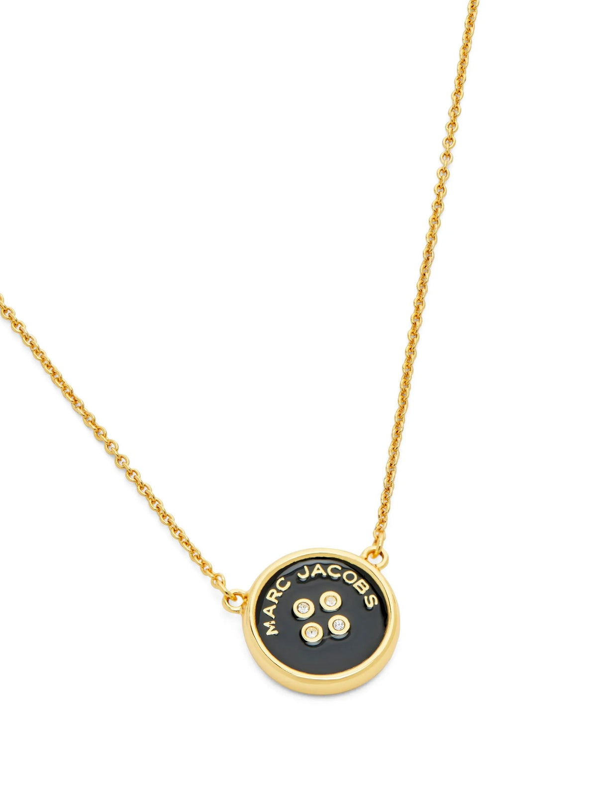 MARC JACOBS BUTTON PENDANT NECKLACE