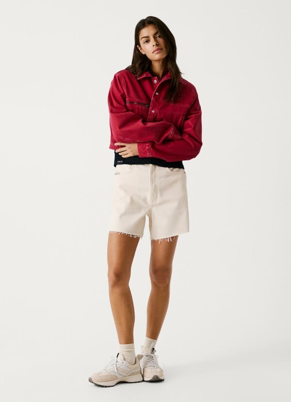 RED BULL DENIM SHORTS