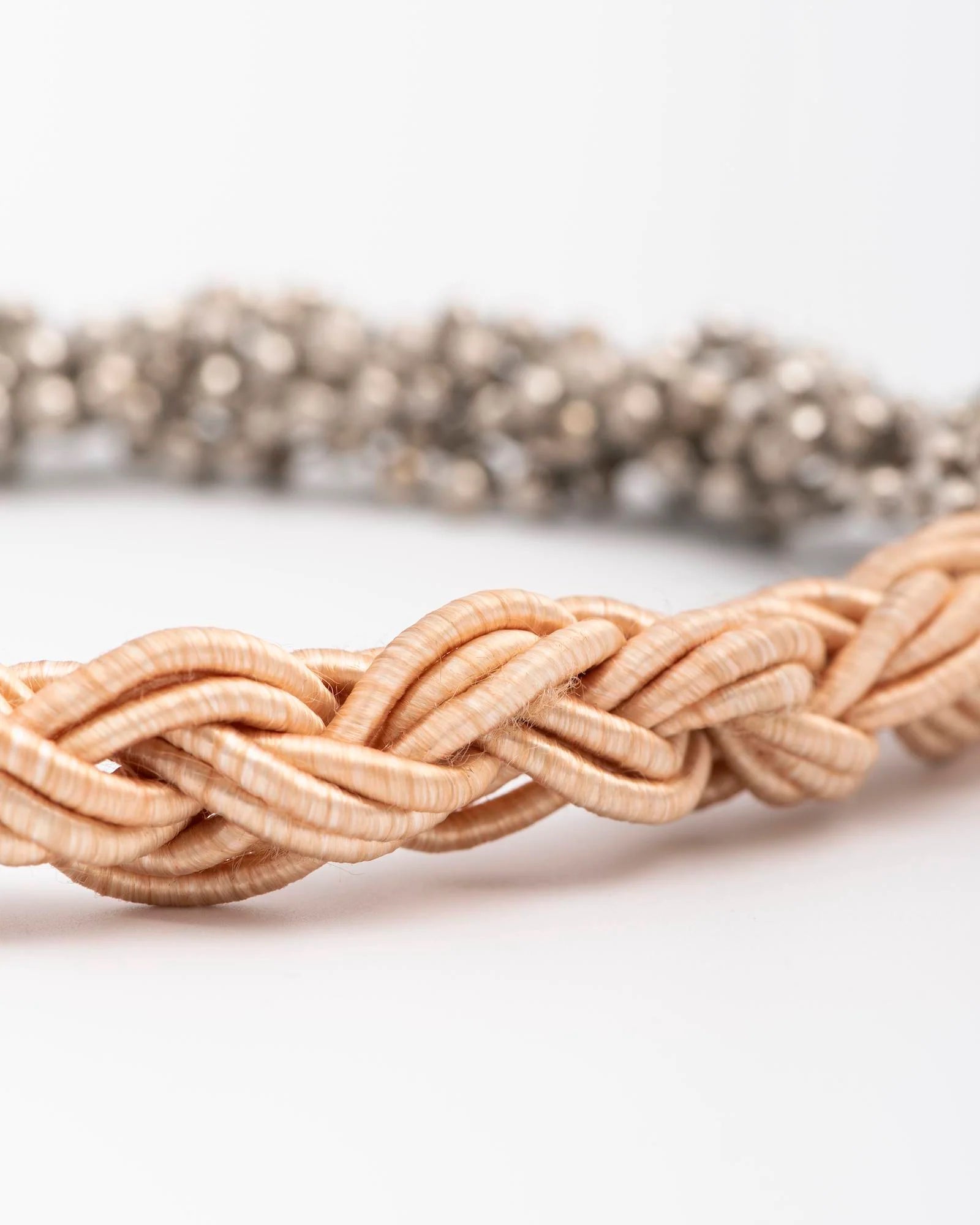 ALYSI BRAIDED BEAD NECKLACE